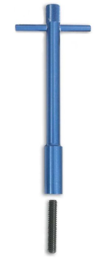 Moroso 68604 Valve Cover Wing Nuts - 1/4in-20 x 1-3/8in - Aluminum - Blue Powder Coat - 4 Pack