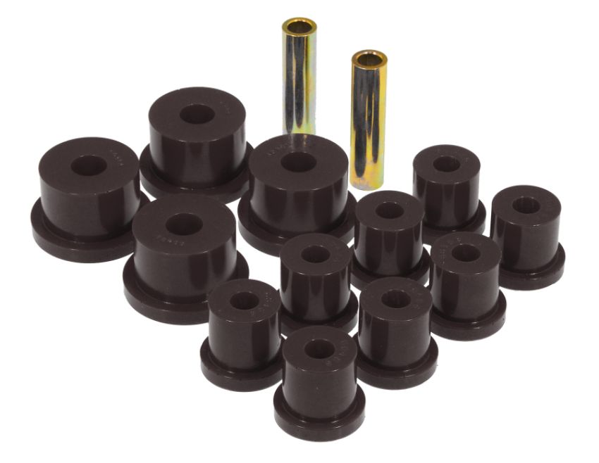 Prothane 6-1052-BL 64-65 Ford Mustang Rear Spring & 9/16in Shackle Bushings - Black