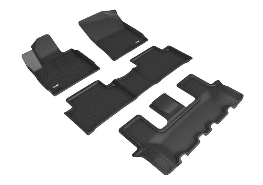 3D MAXpider L1KA06201509 22-23 Kia Sorento 7-Seat Kagu Black R1 R2 R3