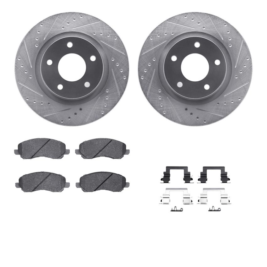 Dynamic Friction 7512-39134 Rotor Kit