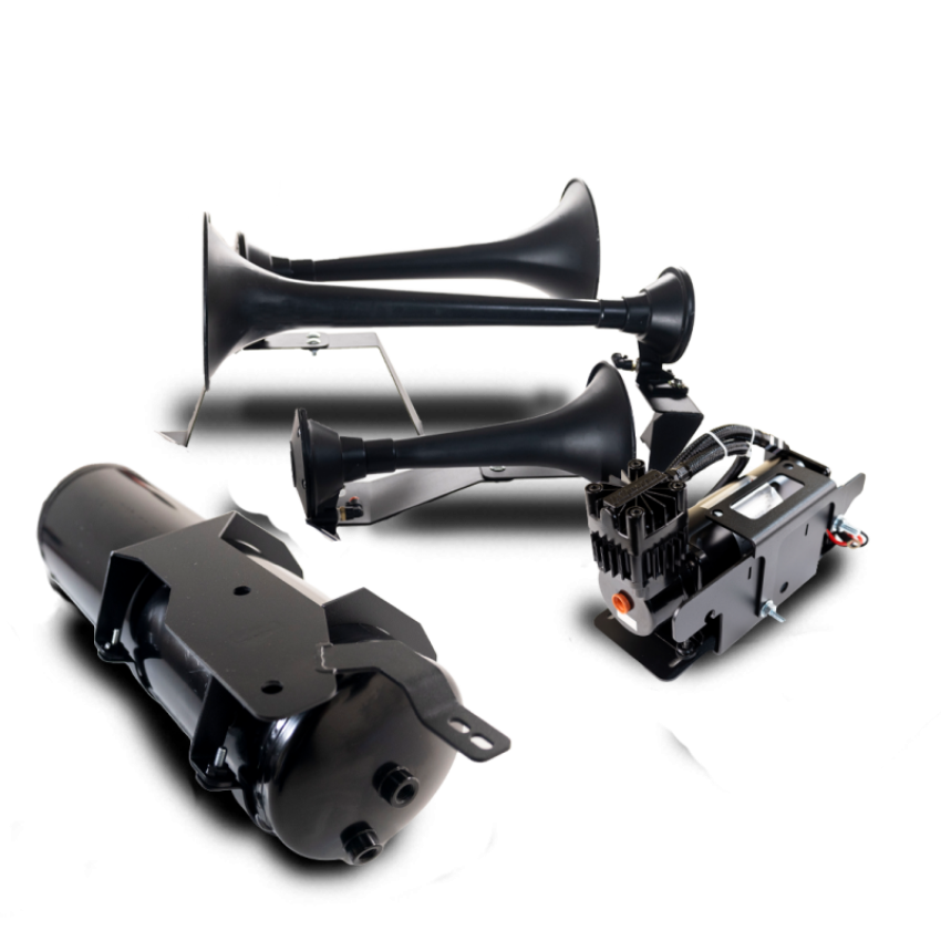 Kleinn Air Horns GMHD20-734 Kleinn 20-24 Chevrolet Silverado 2500 HD/ 3500 HD Onboard Air System w/ Model 730 Horns