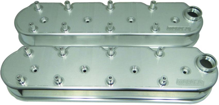Moroso 68488 GM LS Valve Cover - 2.5in - w/Coil Mounts - Oil Fill on Each Cover - Billet Aluminum - Pair