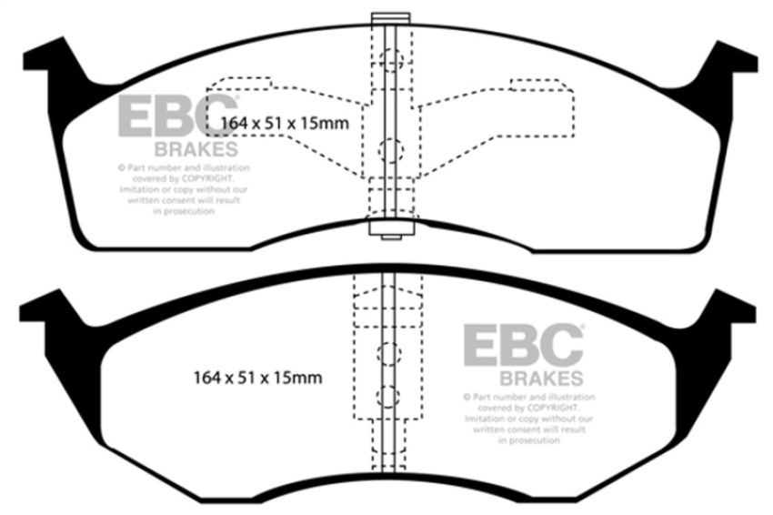 EBC Brakes DP21065 Greenstuff 2000 Series Sport Brake Pads