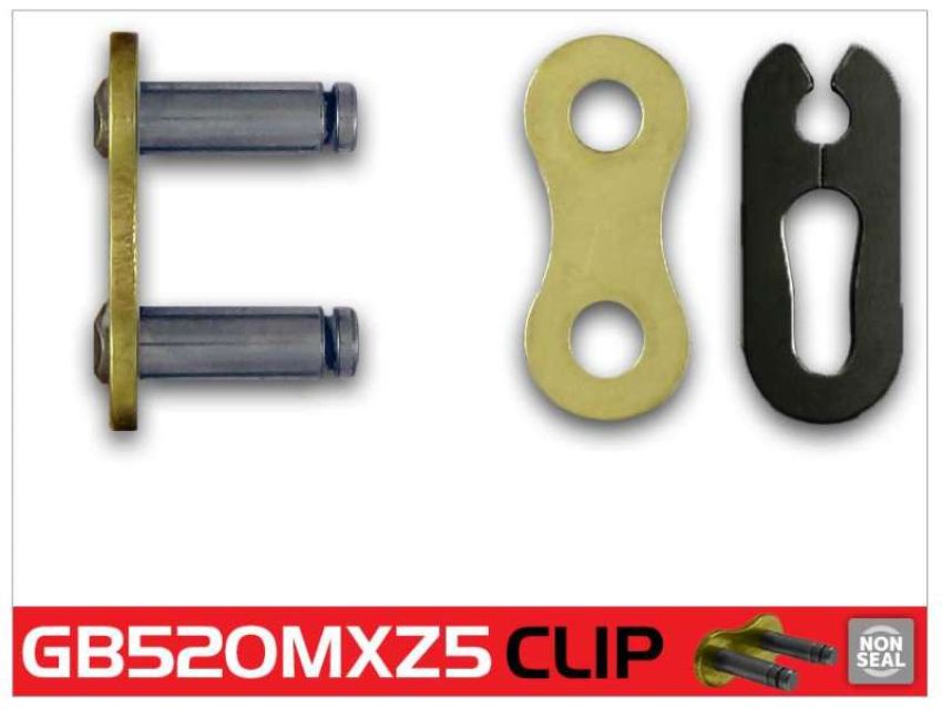 RK Chain GB520MXZ5-CL GB520MXZ5-CLIP - Gold