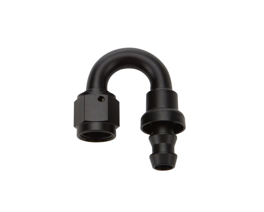 ALLSTAR PERFORMANCE ALL49482 Pushlock Hose End Black 180 Deg Elbow -6