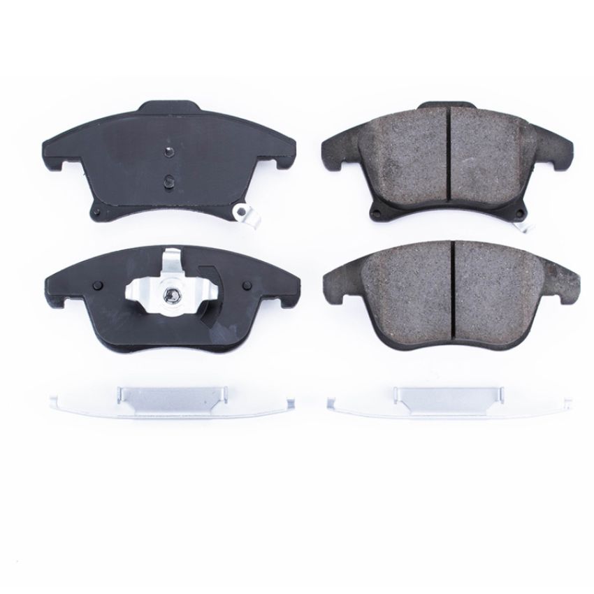 PowerStop 17-1653 PowerStop - Z17 Low-Dust Ceramic Brake Pads with Hardware