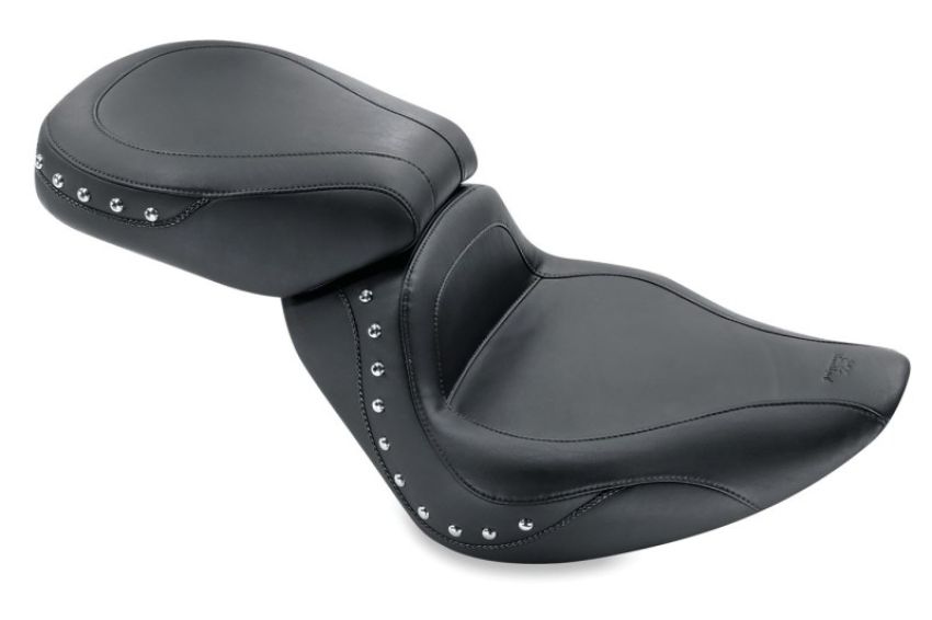 Mustang Motorcycle 76253 Mustang Sport Touring Passenger Pad w/ Studs - Black