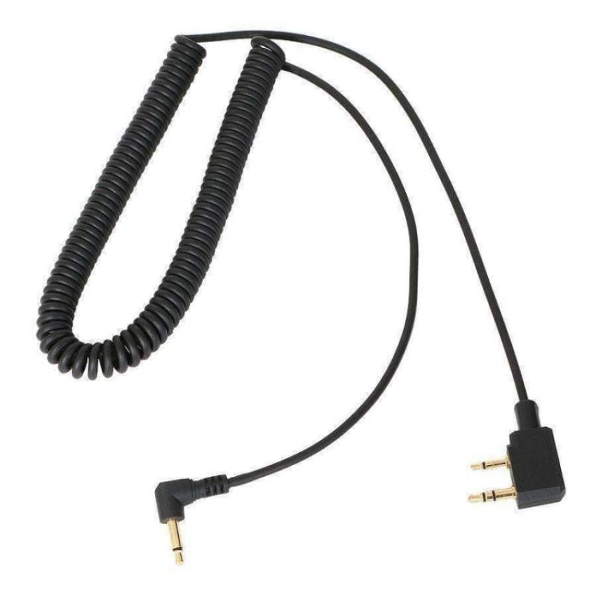 Rugged Radios CC-KEN-LSO Rugged and Kenwood Radio - Spotter Headset Listen Only Coil Cord