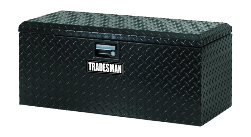 Tradesman Aluminum ATV Flush Mount Storage Box (36in.) - Black