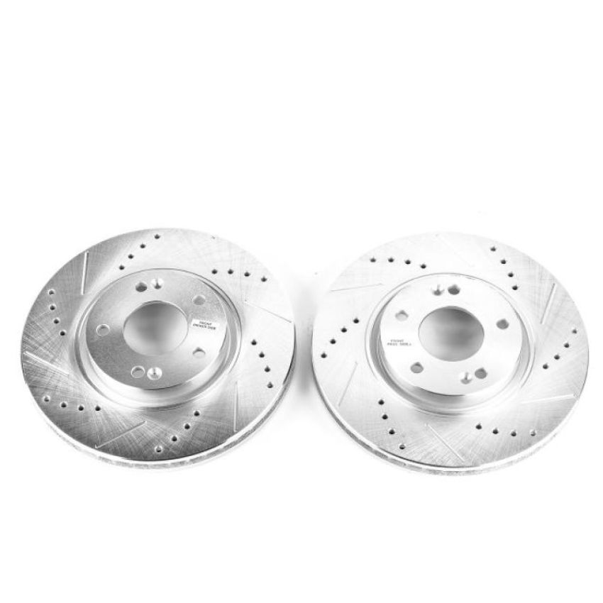 PowerStop JBR1324XPR PowerStop Evolution Performance Drilled, Slotted & Plated Brake Rotor Pair