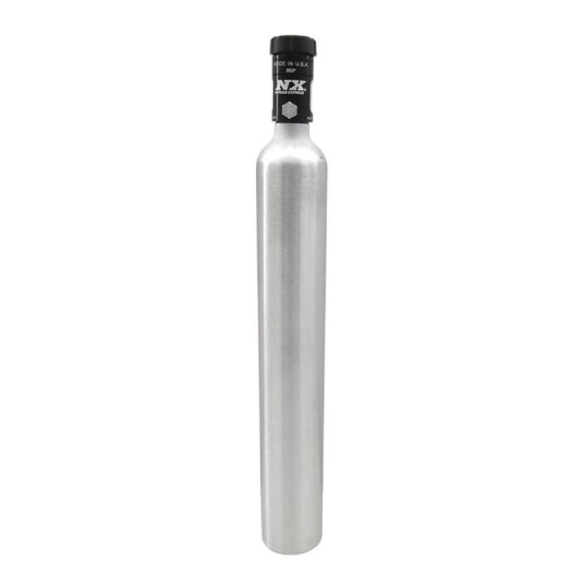 Nitrous Express 11021 7 OZ MINI-BOTTLE W0/ MOTORCYCLE VALVE (2 DIA. X 11.36 TALL)