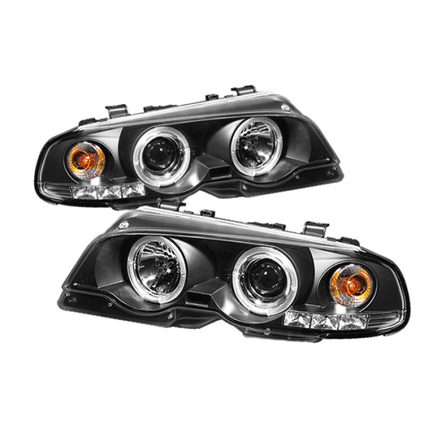 SPYDER 5008923 Projector Headlights - LED Halo - Black