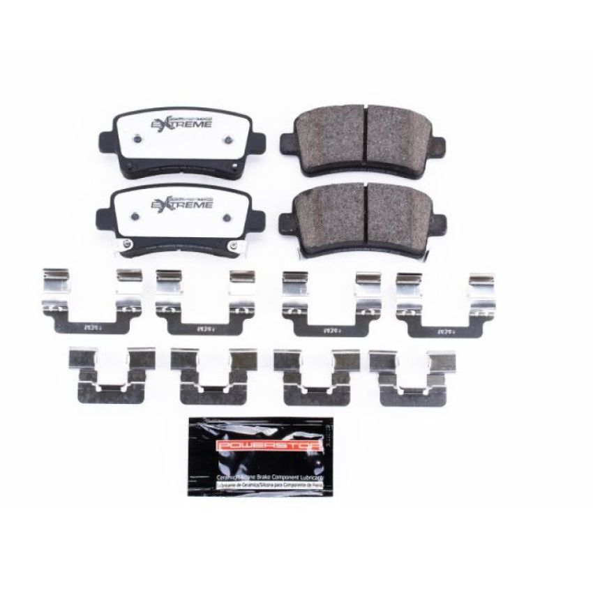 PowerStop Z26-1430 PowerStop - Z26 Performance Carbon-Fiber Ceramic Brake Pads with Hardware Kit