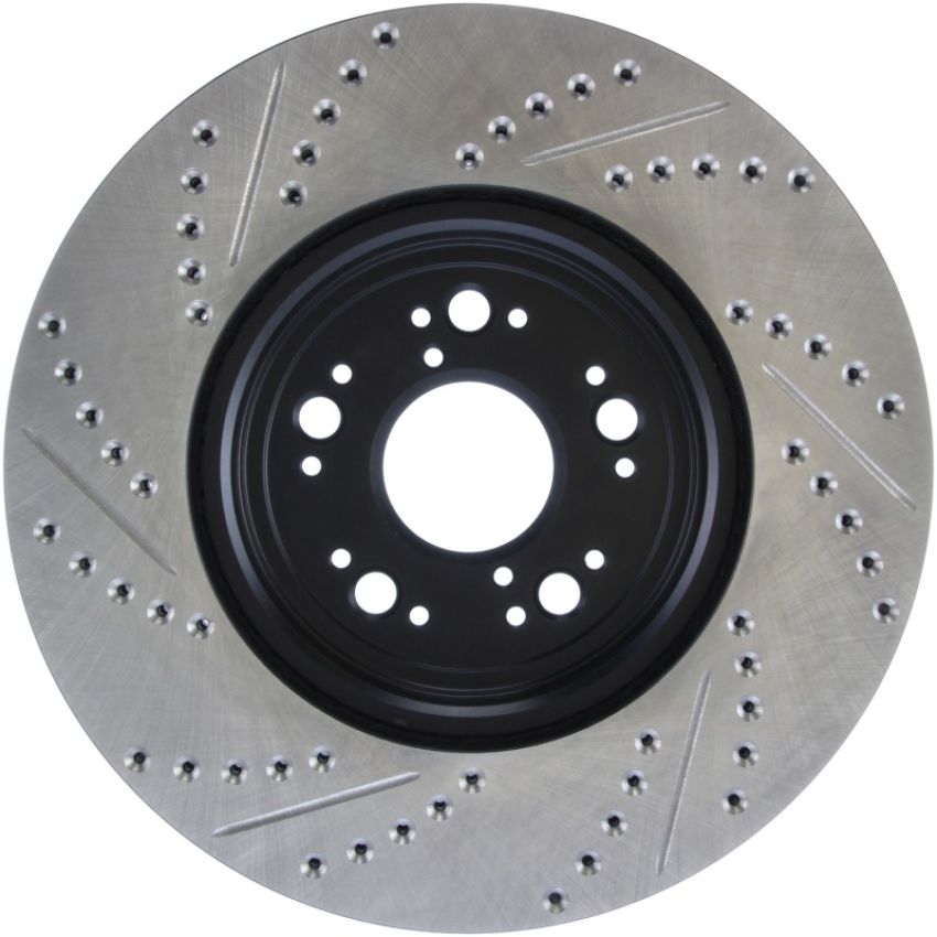 Stoptech 127.44107L 95-00 Lexus LS 400 Left Front Slotted & Drilled Rotor