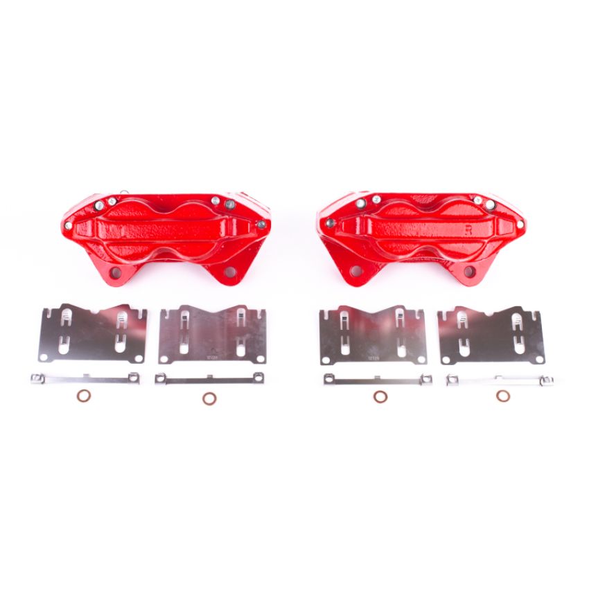PowerStop S2634 Red Powder Coated Calipers