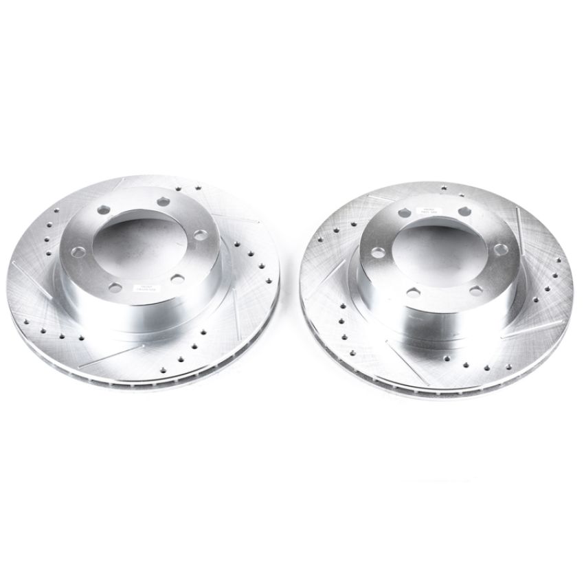 PowerStop JBR794XPR PowerStop Evolution Performance Drilled, Slotted & Plated Brake Rotor Pair