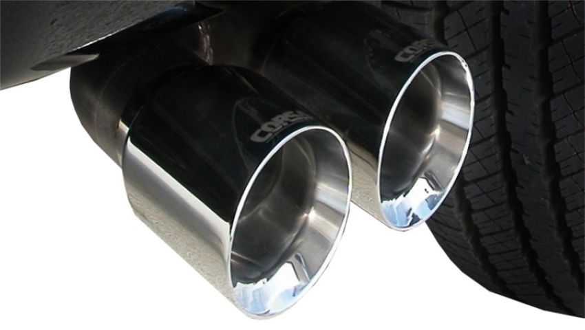 CORSA Performance 14392 Corsa 2011-2014 Ford F-150 EcoBoost 3.5L V6 Polished Sport Cat-Back Exhaust