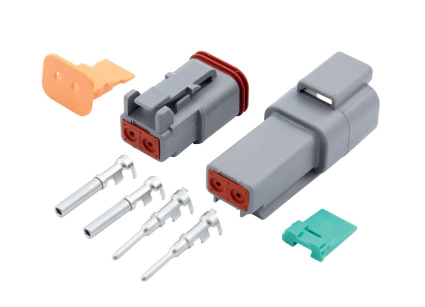 QUICKCAR RACING PRODUCTS QRP71-322 Deutsch Connector - 2-Pin