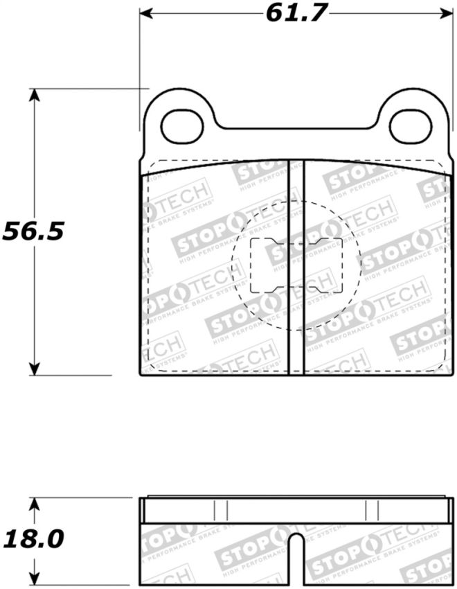 Stoptech 308.00960 Street Brake Pads
