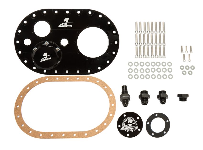 AEROMOTIVE AFS18056 Fuel Cell Plate Assembly Billet Alm. 6 x 10