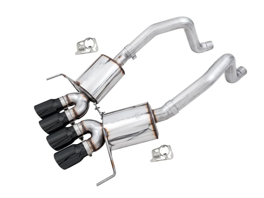 AWE Tuning 3015-43143 14-19 Chevy Corvette C7 Z06/ZR1 Touring Edition Axle-Back Exhaust w/Black Tips