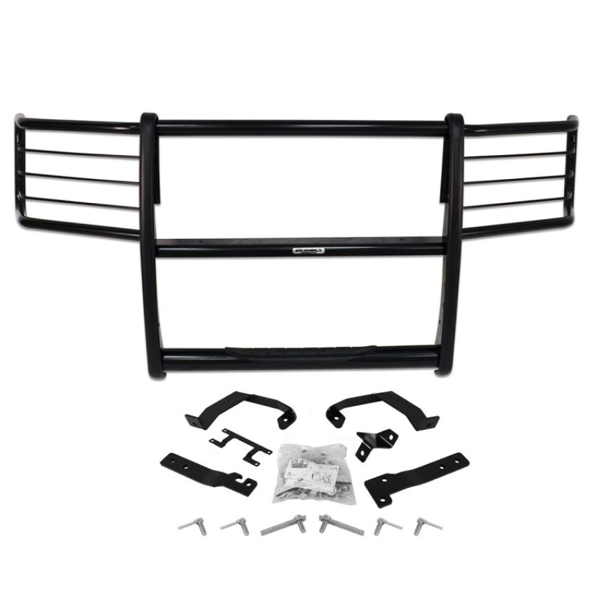 Go Rhino 3369MB 08-10 Ford F-250/350 Super Duty 3000 Series StepGuard Center Grille + Brush Guards - Blk