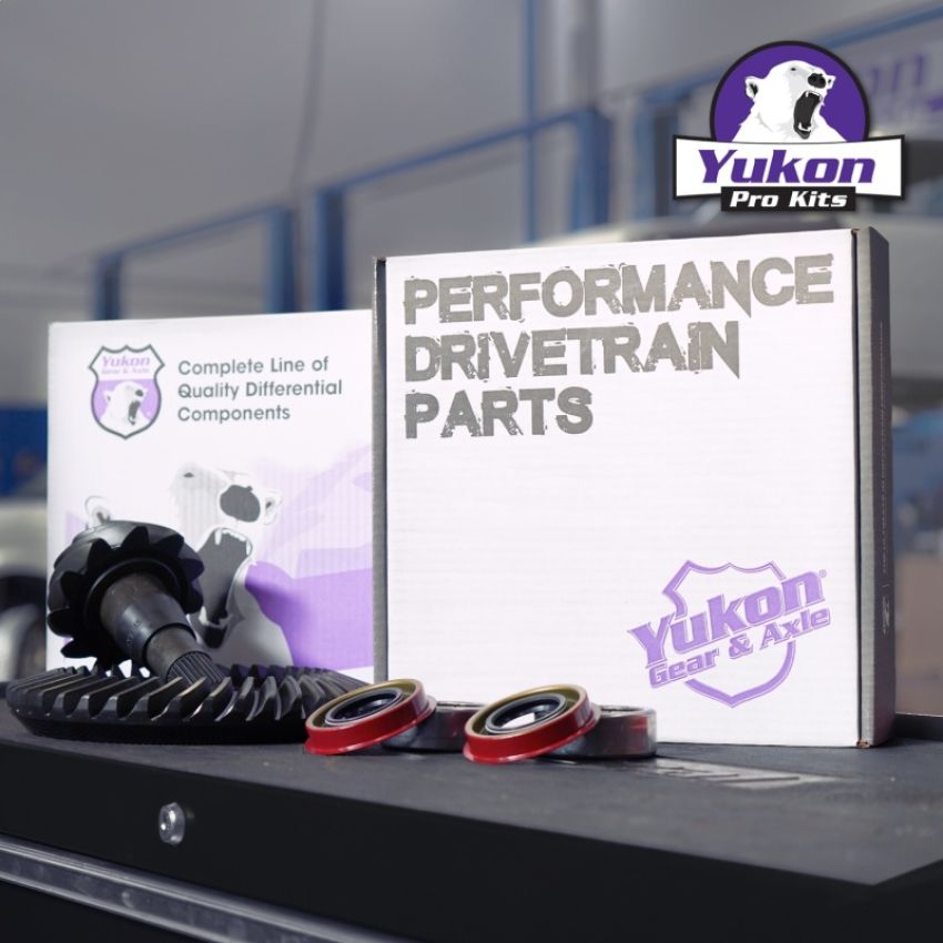 Yukon Gear & Axle YGK2012 Yukon 8.5in GM 3.73 Rear Ring & Pinion Install Kit Axle Bearings 1.625in Case Journal