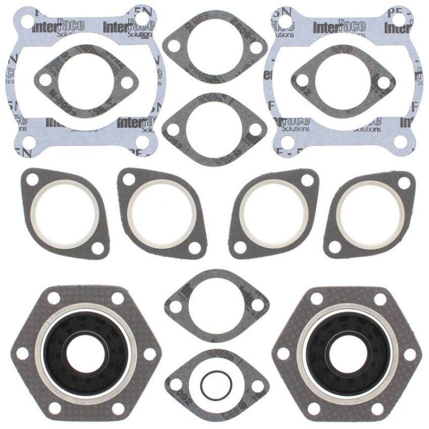 Vertex Pistons 711110B Vertex Gaskets 83-84 Polaris Indy Trail Complete Gasket Kit w/ Oil Seals