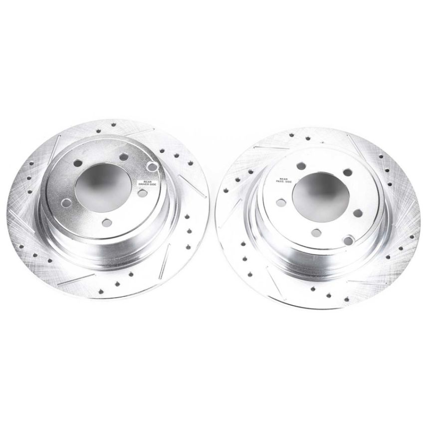 PowerStop AR83069XPR PowerStop Evolution Performance Drilled, Slotted & Plated Brake Rotor Pair