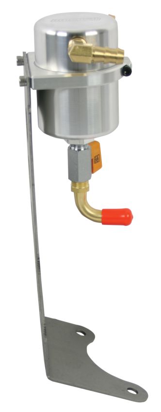 Moroso 85492 10-14 Ford Raptor 6.2L Air/Oil Separator Catch Can - Billet Aluminum