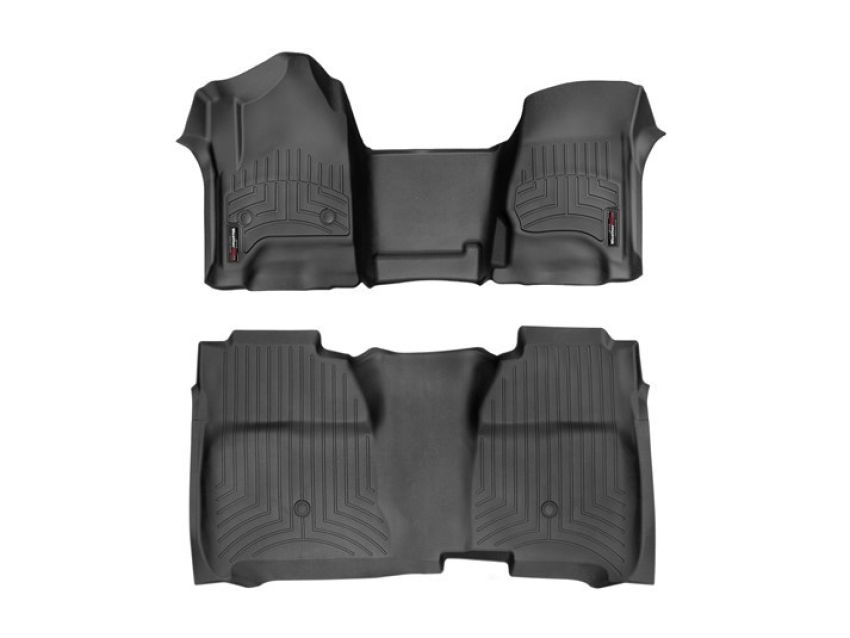 WEATHERTECH WEA445431-445422 Black Front and Rear Flo orliners Chevrolet Silve