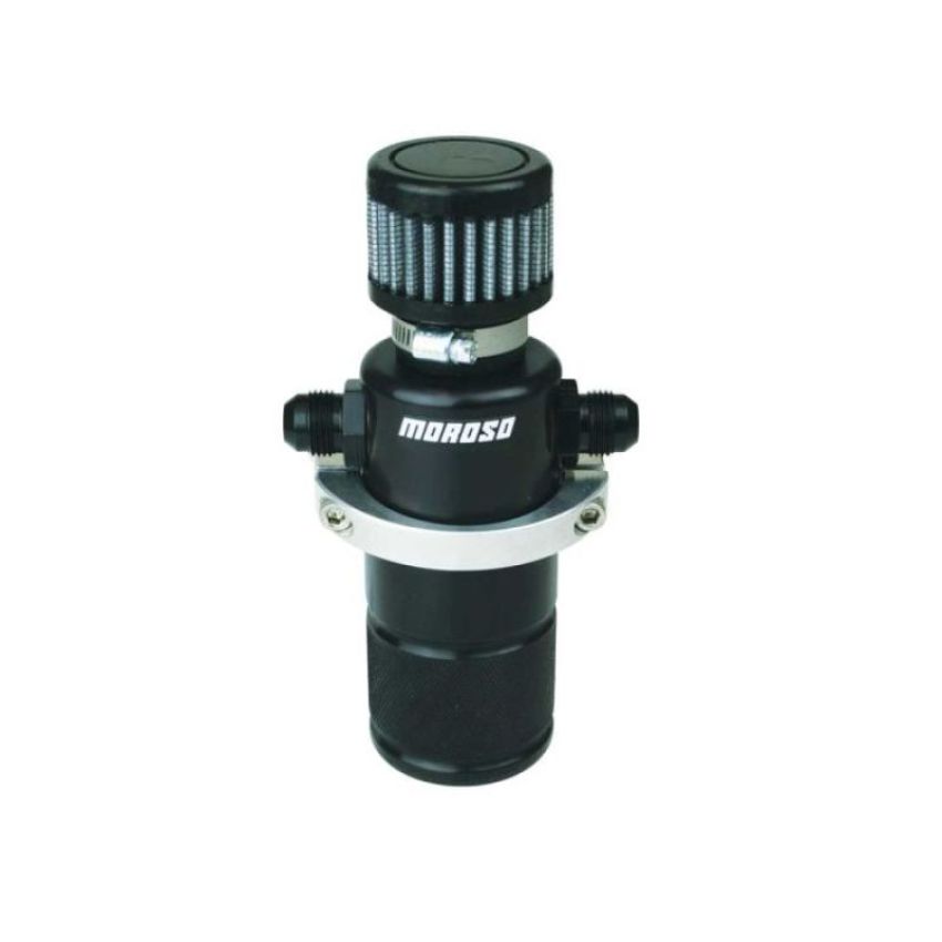 MOROSO MOR85397 Compact Breather Tank Billet Alm. Black