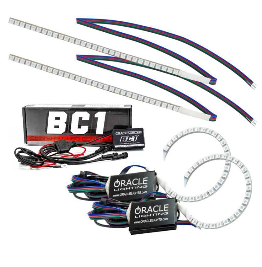 Oracle Lighting 1322-335 ColorSHIFT(tm) Halo Kit, w/ DRL Kit, ColorSHIFT(tm) - BC1