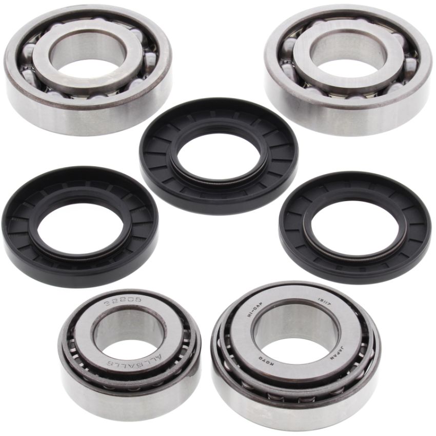 All Balls Racing 25-2026 94-00 Yamaha YFB250FW Timberwolf Differential Bearing & Seal Kit Front