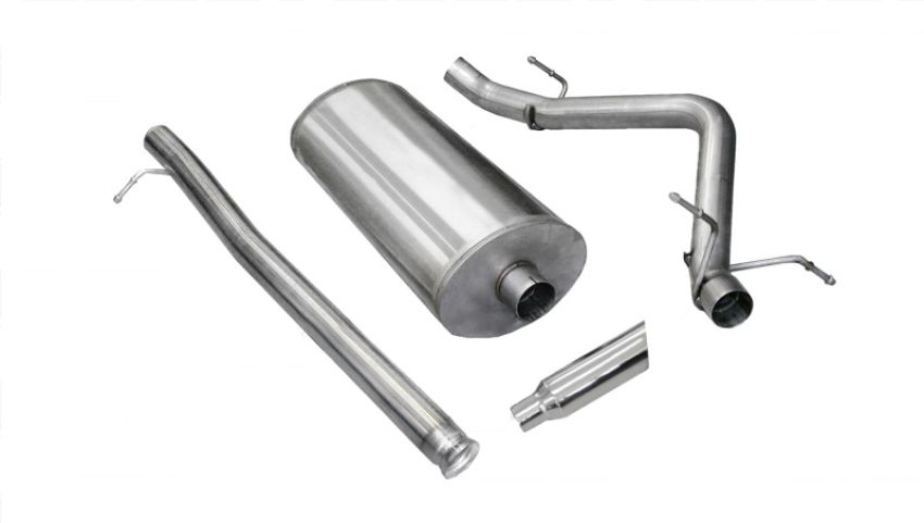 CORSA Performance 24904 Corsa 2009-2009 Chevrolet Silverado Ext. Cab/Std. Bed 1500 4.8L V8 Polished Sport Cat-Back Exhaust
