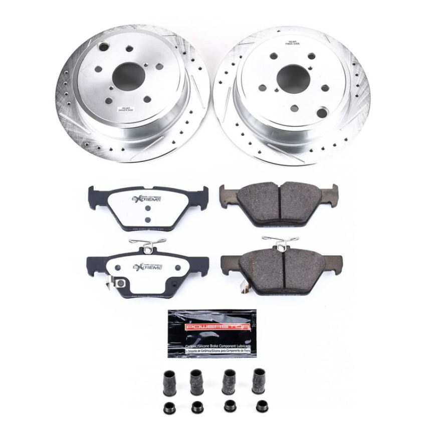 PowerStop K9014-26 Power Stop 2021 Subaru WRX Rear Z26 Street Brake Kit