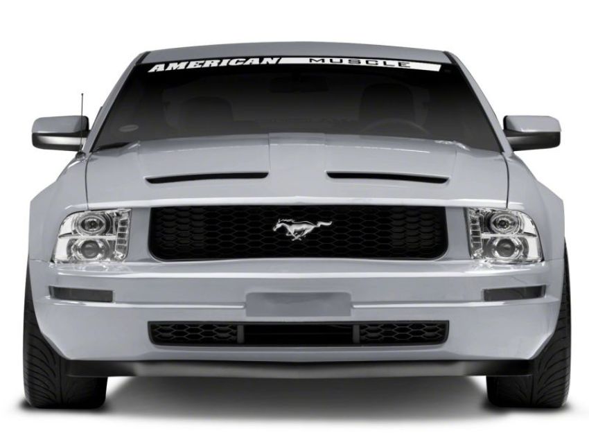 Raxiom 49006 05-09 Ford Mustang Excluding GT500 LED Halo Projector Headlights- Chrome Housing (Clear Lens)