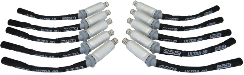 MOROSO MOR73512 Ultra 40 Plug Wire Set - Sleeved