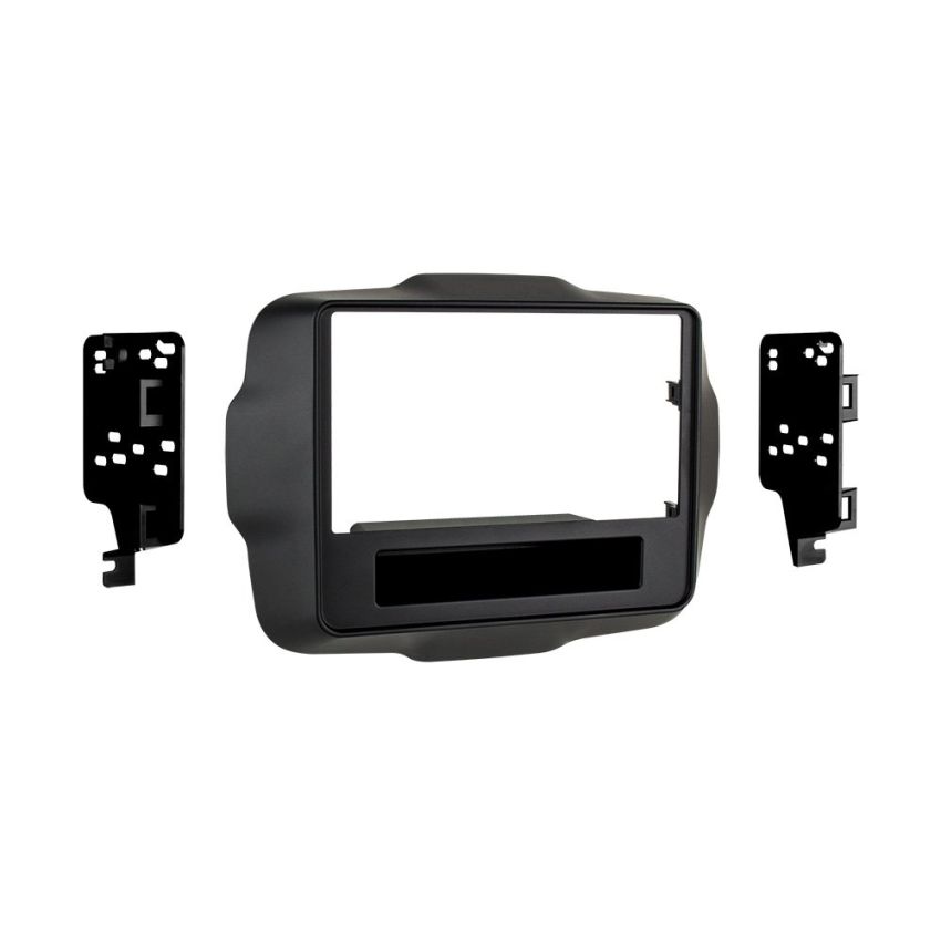 Metra 95-6532B Double DIN Dash Kit for 2015 - Jeep Renegade (Black)