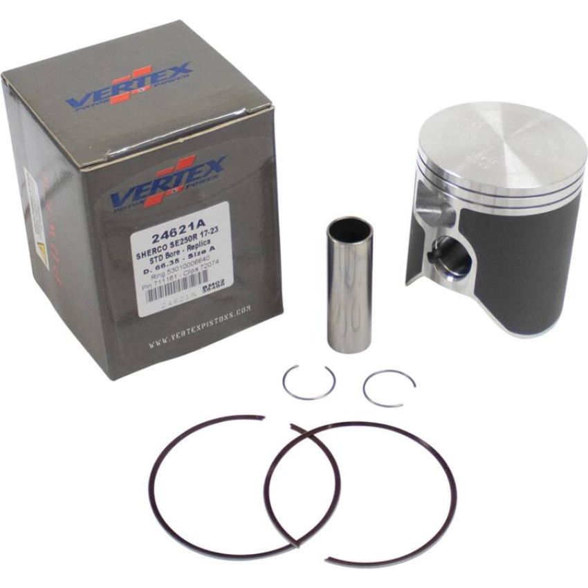 Vertex Pistons 24621A Vertex Piston 17-24 Sherco SE-R 250 250cc Cast Replica Piston Kit