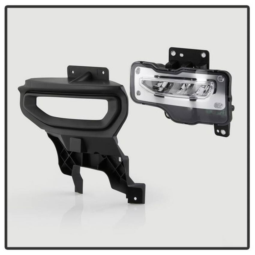 SPYDER 9043222 OEM Fog Light w/Switch - Clear