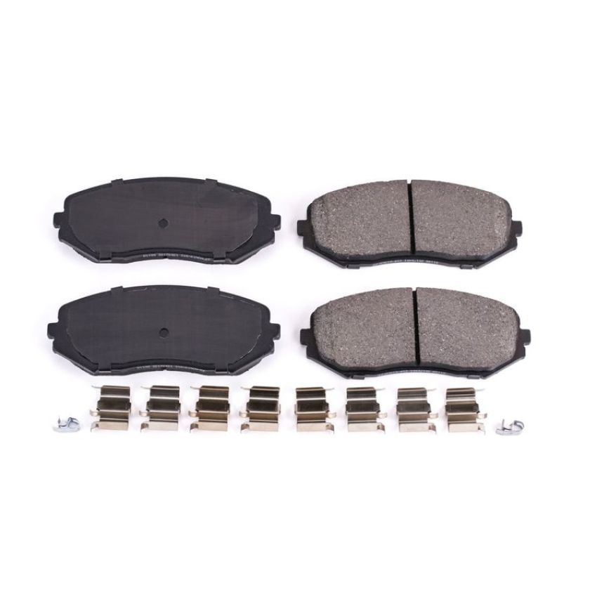 PowerStop 17-1188 PowerStop - Z17 Low-Dust Ceramic Brake Pads with Hardware