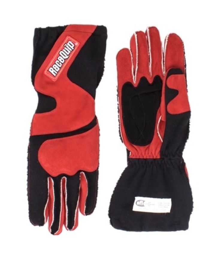 RACEQUIP RQP356106 Gloves Outseam Black/Red X-Large SFI-5