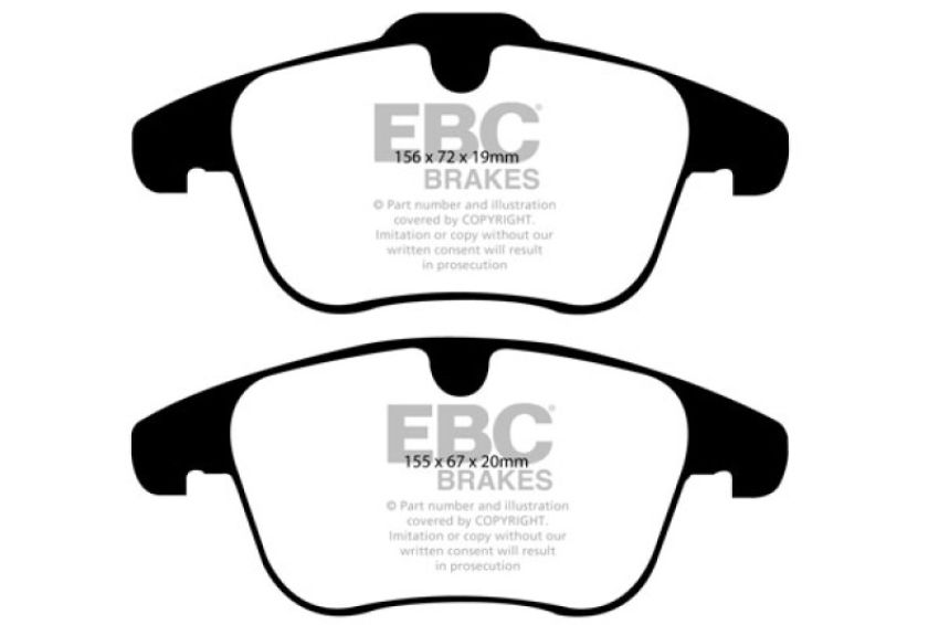 EBC Brakes DP61932 6000 Series Greenstuff Truck/SUV Brakes Disc Pads