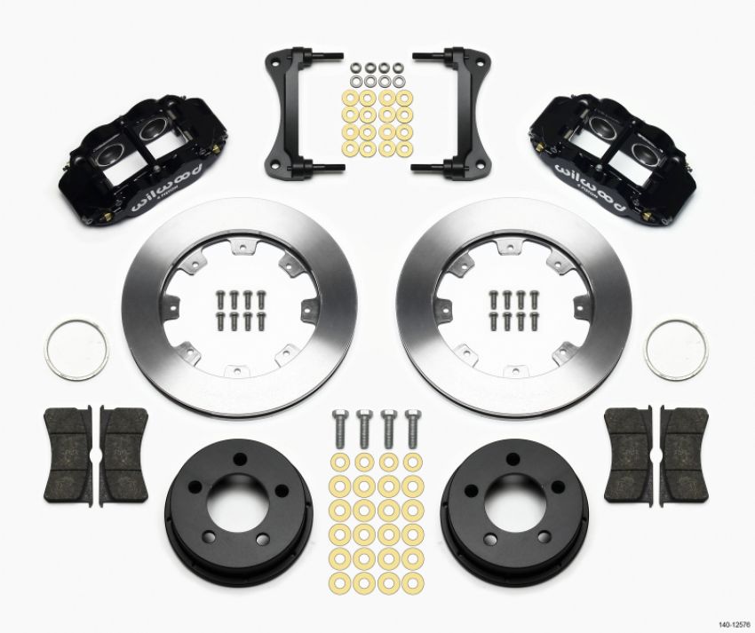 Wilwood 140-12576 Narrow Superlite 4R Front Kit 12.19in 87-89 Jeep YJ