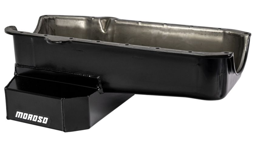 MOROSO MOR21316 SBC C/T Oil Pan - 7qt. LH Dipstick