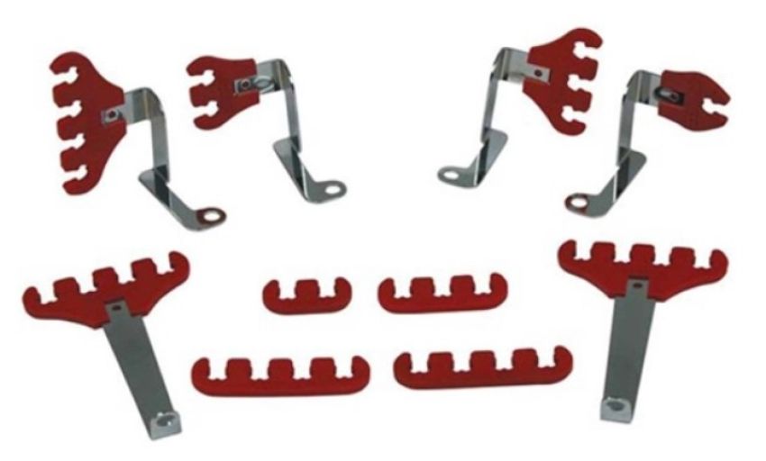 MOROSO MOR72131 SBF Spark Plug Wire Loom Kit - Red