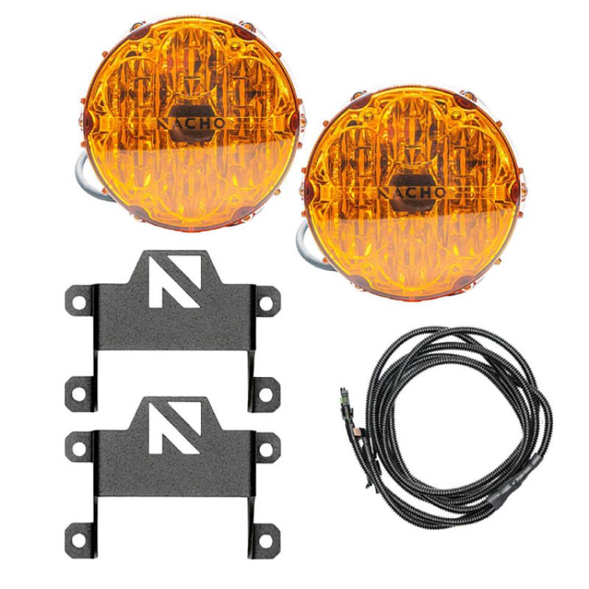 ARB V3BC1KASO Ford Bronco Nacho SAE Only Plug N Play Fog Light Kit - Amber