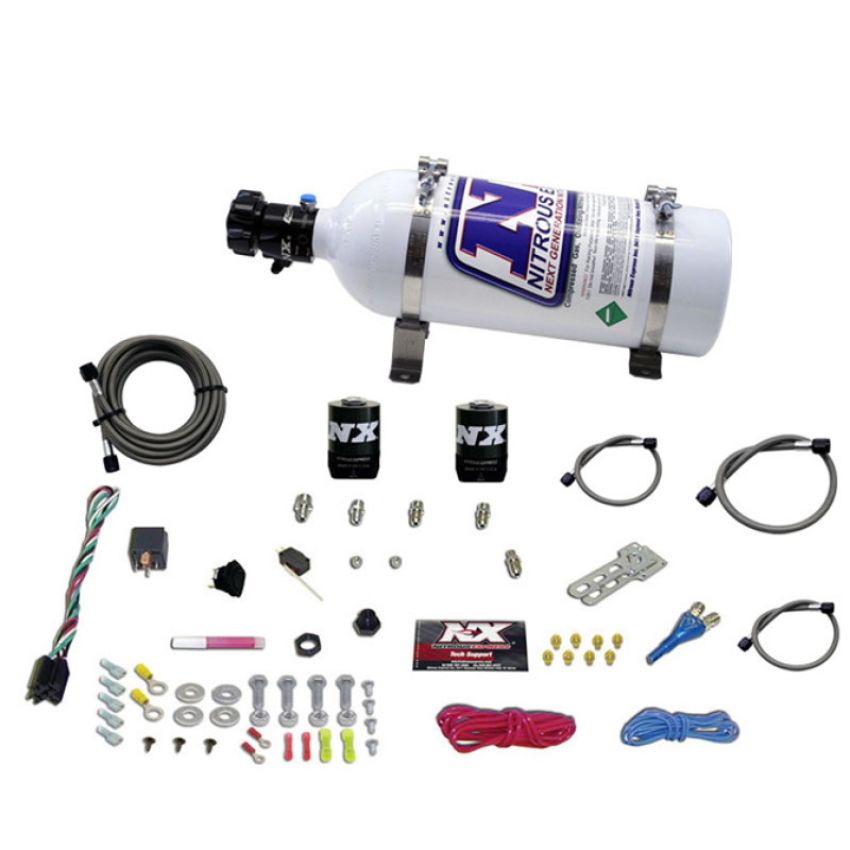 Nitrous Express 20922-05 ALL FORD EFI SINGLE NOZZLE SYSTEM (35 -50-75-100-150HP) WITH 5LB BOTTLE