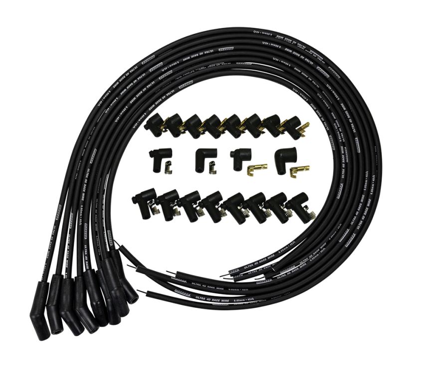 MOROSO MOR73816 Ultra 40 Plug Wire Set - Black